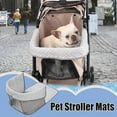 thumbnail image 1 of Dog Stroller Mat Pet Stroller Pad For Small Dogs Cats Removable Washable Liner For Outdoor Puppy Travel Walk Dog Stroller Pet, 1 of 8
