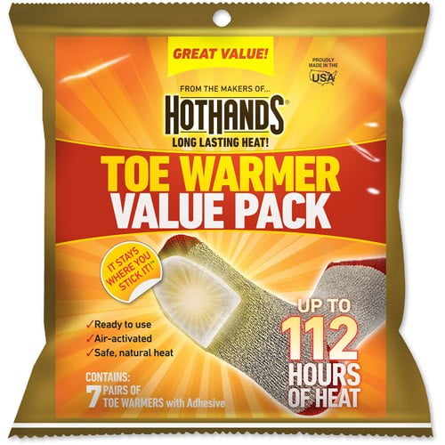 HotHands Toe Warmers 5 PKS 2 Pairs per Pk W/adhesive up to 8 HRS of Heat for sale online 