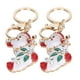thumbnail image 5 of Llavero con colgante de Papá Noel, adornos decorativos a la moda, bonitos y elegantes, 2 uds., 5 of 8