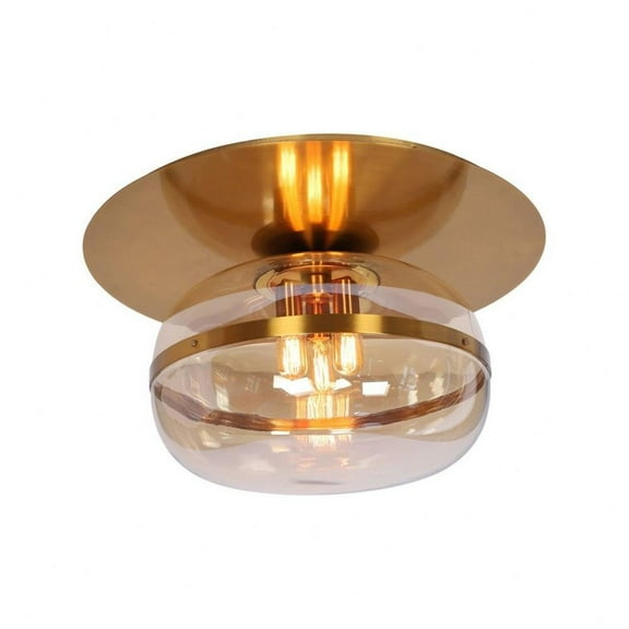 3 Light Large Flush Mount 19.75 inches Wide By 12 inches High Bailey Street Home 79-Bel-4187018