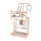 thumbnail image 4 of Parque infantil para pájaros y loros, parque infantil de madera con escalera, centro de actividades, gimnasio para pájaros, puesto de juegos para, 4 of 9
