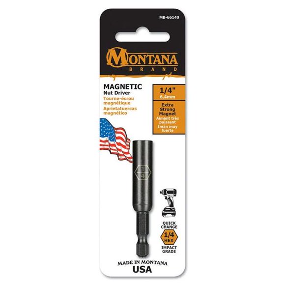Montana Brand MB-66142 2 9-16 x 3-8 in. Magnetic Nut Driver Guide 5 Pack