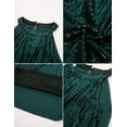 thumbnail image 4 of Inevnen Sequin Sparkle Halter Tops for Women Sleeveless Keyhole Knot Vest Shirt Cocktail Party Club Tank, 4 of 5