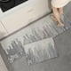 thumbnail image 1 of Granjero Gordo Cojín de baño de felpa antideslizante, lavable a máquina y seco, accesorio decorativo para baño, gris 14,16 x 24 pulgadas, 1 of 4