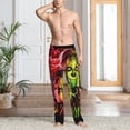 thumbnail image 6 of Lsque Chucky Print Men's Pajama Pants, Lounge Pant - Comfortable Home Wear,Elastic Waistband, Stylish Design-Large, 6 of 9