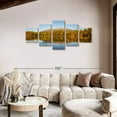 thumbnail image 2 of Elephant Stock Katahdin Mountain Scene Wall Art - Horizontal Multi Panel Canvas - Living Room Wall Decor - Nature Multi Panel - Blue And Green Decor - 80" x 36", 2 of 4