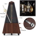 thumbnail image 3 of Spider Antique Mechanical Metronome, Imitation Peach Wood Pattern Appearance Music Timer for Piano Guitar Violin Musical Instrument, 3 of 5