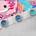 thumbnail image 4 of Castle Fairy Kawaii Axolotl Black Out Curtains for Boys Girls,Cartoon Animal Salamander Curtains Pack of 2 (42x63 Each),Cute Ocean Wildlife Bedroom Curtains,Super Cozy Room Decor, 4 of 6