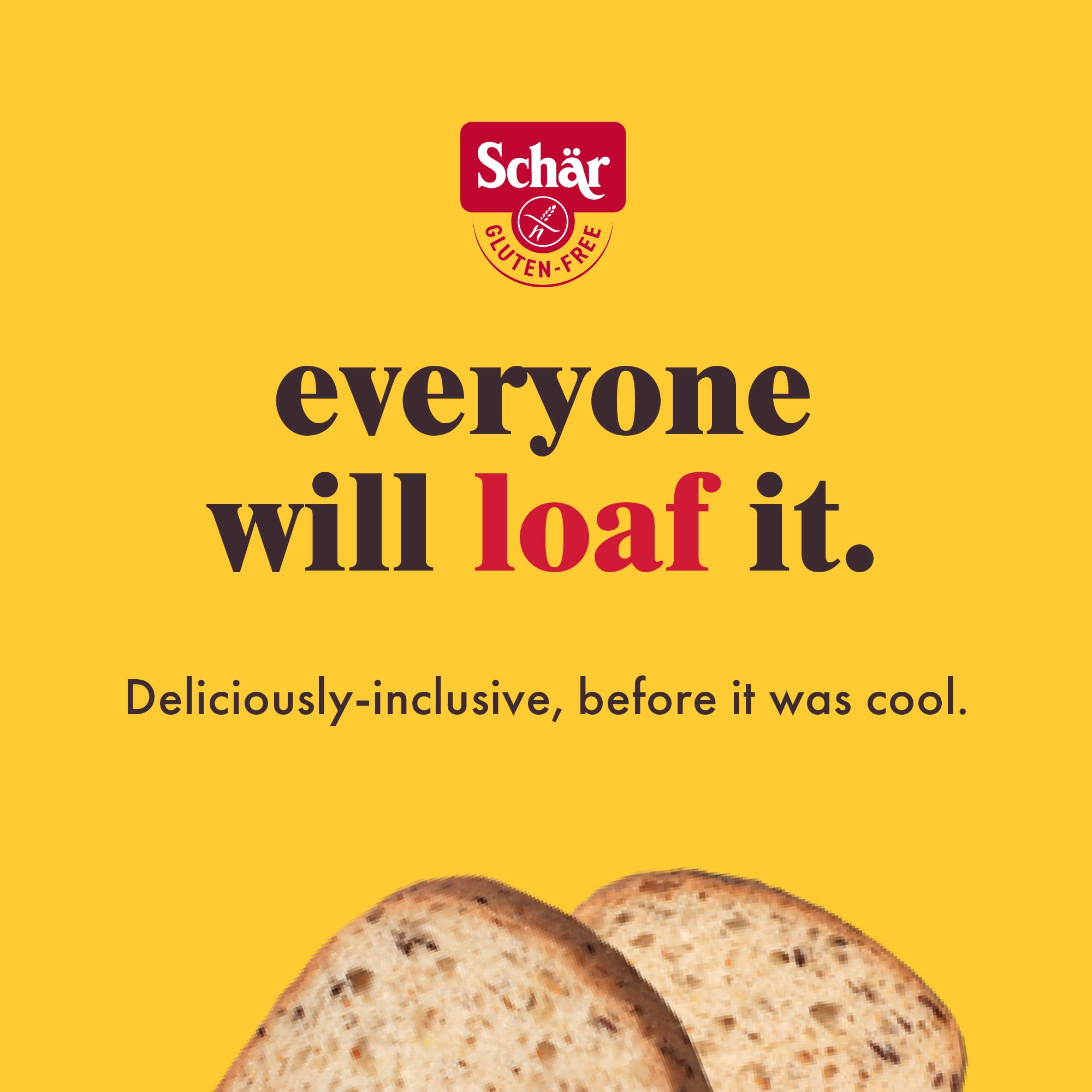 (4 pack) Schar Gluten Free Artisan Baker Multigrain Sourdough Bread Loaf, Regular, Shelf-Stable, 14.1 oz