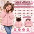 thumbnail image 7 of Aideaone Baby Toddler Winter Fleece Coat Boys Girls Cute Bear Ear Hooded Jackets with Pockets 6M-5T, 7 of 7