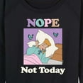 thumbnail image 3 of Disney Princess - Nope Not Today - Women's Lightweight French Terry Long Sleeve Shirt, 3 of 5