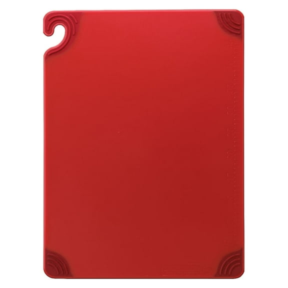 Saf-T-Grip Cutting Board - Red - 9" x 12" x .37"