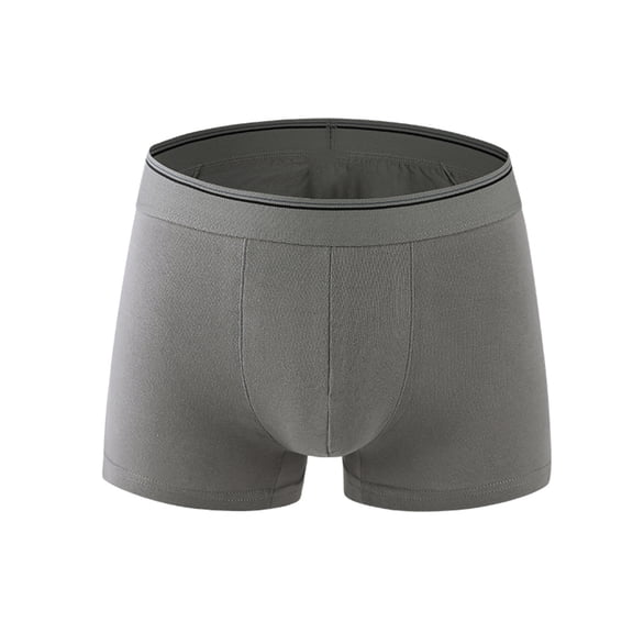 Ankola Men's Contrast Striped Waistband Boxer Briefs, Soft Knit Breathable Casual Underwear