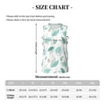 thumbnail image 4 of Naloa Leaf Print Green Basketball Jersey Reversible Men's Mesh Athletic Sports Shirts Training Practice S-4XLMedium, 4 of 6