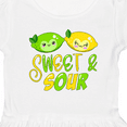 thumbnail image 4 of Inktastic Sweet and Sour Cute Smiling Lime and Lemon Girls Toddler Dress, 4 of 5