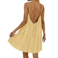 thumbnail image 6 of SRZYMJ Backless Cami Dress Backless Dress House Dress for Women Sleeveless Long Cami Lounge Dress Backless, 6 of 9