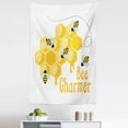 thumbnail image 1 of Honey Bee Tapestry, Bee Charmer Lettering Spring Time Layout, Fabric Wall Hanging Decor for Bedroom Living Room Dorm, 5 Sizes, Orange White, by Ambesonne, 1 of 1