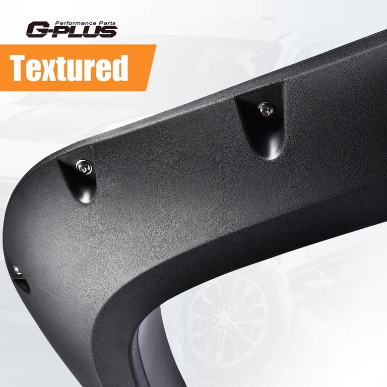 Yellowspeed Pocket Rivet Fender Flares For 2011-2016 Ford F250 F350 Super Duty – Textured Black Polypropylene (Set Of 4)