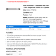 thumbnail image 2 of Front Driveshaft - Compatible with 2003 - 2005 Dodge Ram 3500 5.9L 6-Cylinder 2004, 2 of 2