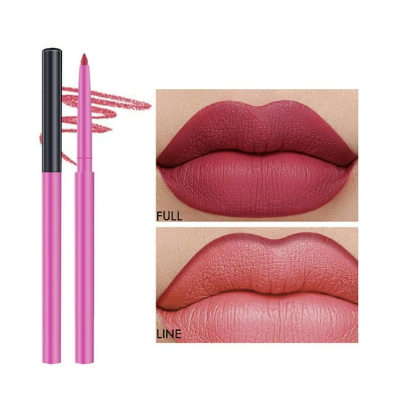 Clearance Promotion! Lip Liners 18 Color Waterproof Lipstick Lip Liner Long Lasting Lipliner Pencil Pen Color Sensational Shaping Lip Liner Makeup Lip Liner Yellow