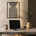 thumbnail image 6 of Violaura Abstract Metal Wall Art - Easy to Install Hanging Perfect for Home, Living Room Decor (36.0" x 28.8"), 6 of 8