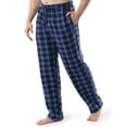 thumbnail image 4 of Fruit of the Loom Men's Plaid Fleece Pajama Pant 2-Pack, Sizes S-5XL, 4 of 13