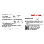 Toshiba 2.2 cu. ft. 24.4 Microwave Oven in Stainless Steel