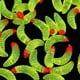 thumbnail image 4 of Cebo de Señuelos blandos perfecl 50 piezas de lombrices gusanos de pesca cebos 2,4 cm Amarillo, 4 of 8