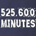 thumbnail image 3 of CafePress - 525,600 Minutes (Dark) Long Sleeve T Shirt - Long Sleeve Dark T-Shirt, 3 of 4