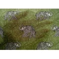thumbnail image 4 of oneOone Cotton Silk Fabric Elephant Block Print Fabric By Yard 42 Inch Wide, 4 of 4
