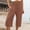 Coffee, variant on Ladies Pants,Women'S Loose Wide Leg Pants High Waist Straight Pants Casual Pants
