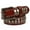 reddish brown, variant on First layer cowhide rivet belt men's personalized decorative belt wholesale trend punk style decoration European and American neutral style