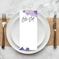 thumbnail image 3 of Koyal Wholesale Ombre Purple Watercolor Printable Wedding Paper Menu Cards for DIY Printer, Pack of 52, 3 of 5