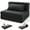 Dark Grey, variant on Folding Sofa Bed, Convertible Sleeper Chair with Pillow, Fold Out Couch, Foam Floor Mattress, Futon Couch, Lazy Sofa for Living Room/Dorm/Guest Room/Home Office, Twin, Grey