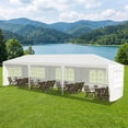 thumbnail image 5 of Airfind 10'x30' Party Canopy Tent, 5 Sidewalls, White, 5 of 13
