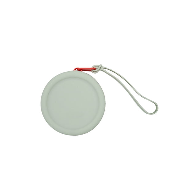 Yuarrent Bolsa de almacenamiento, pequeña bolsa práctica de forma redonda, bolsillo portátil multiusos, almacenamiento de regalo de Almacenamiento y organización del hogar Blanco crema 19 pulgadas