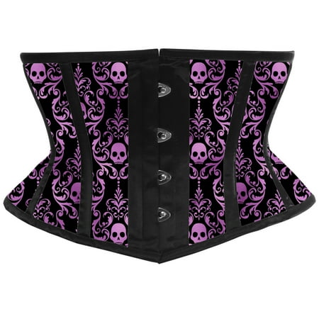 

Lavish Purple & Black Waist Cincher Corset