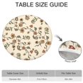 thumbnail image 6 of Round Picnic Table Cloth 100% Waterproof & Oil Proof, Elastic Fitted Table Cover for 36"-44" Round Tables, for Dining, Camping, Outdoor, 6 of 7