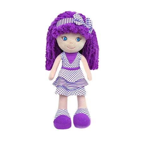 Violet Dots & Stripes Baby Doll