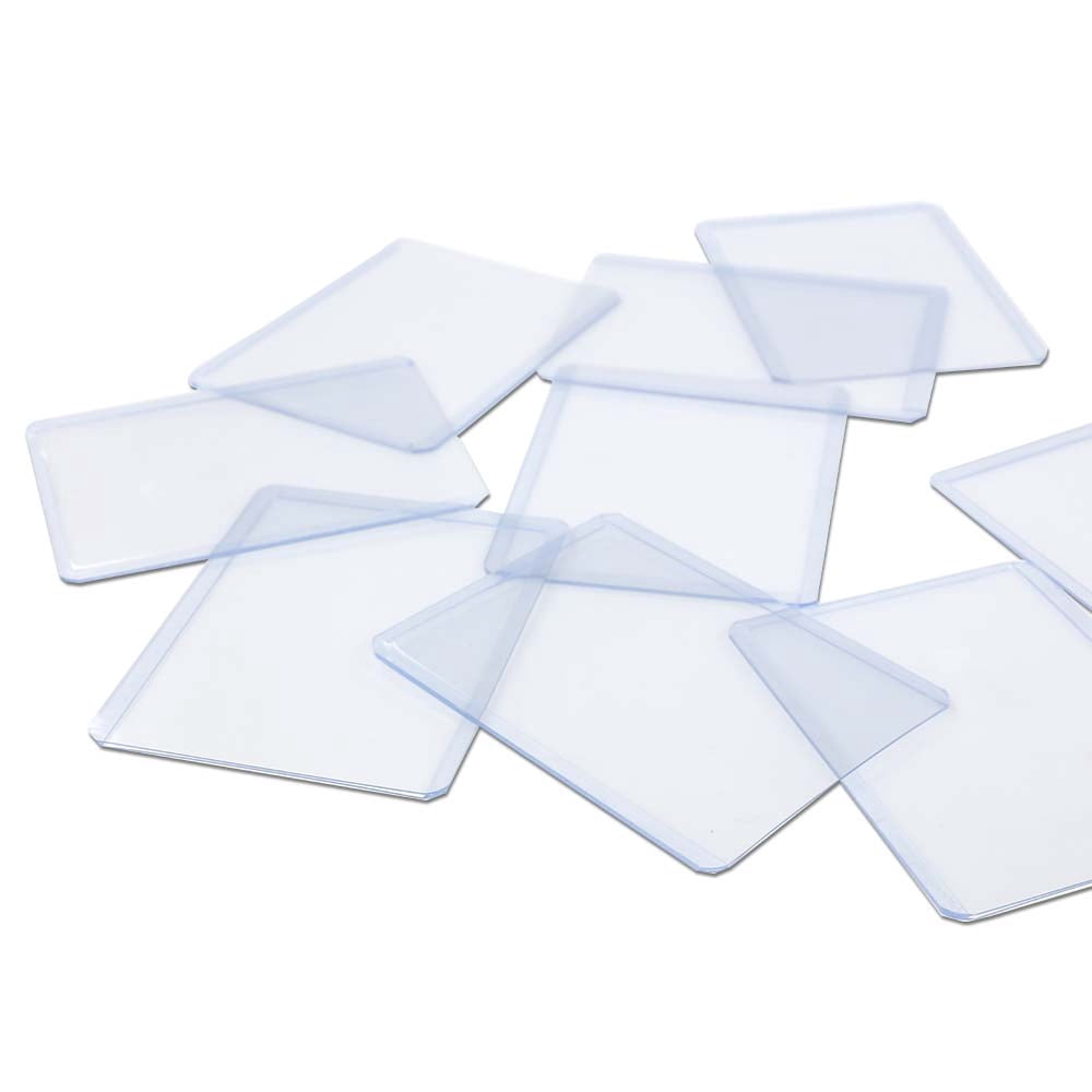 CROSSDESIGN Card Toploaders & Soft Sleeves 100Pcs Clear