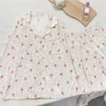 thumbnail image 1 of Pijamas de terciopelo dorado nuevo para mujer, ropa de dormir cálida de manga larga para invierno, ropa de dormir de alta calidad para mujer, ropa para el hogar, regalo de Navidad para niña 2023, 1 of 4