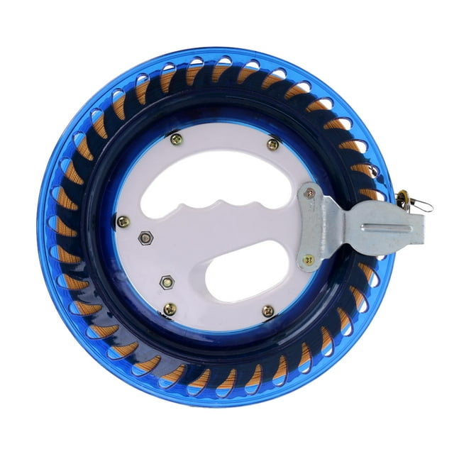 Carrete de pesca de material premium multifunción con carrete de cuerda de 450 m Carrete de agarre Rueda enrolladora de carrete de con cerradur