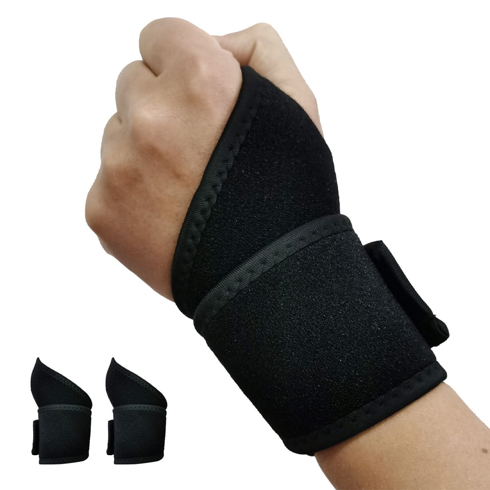 2 piece pack wrist compression band and wrist guard sports wrist guard