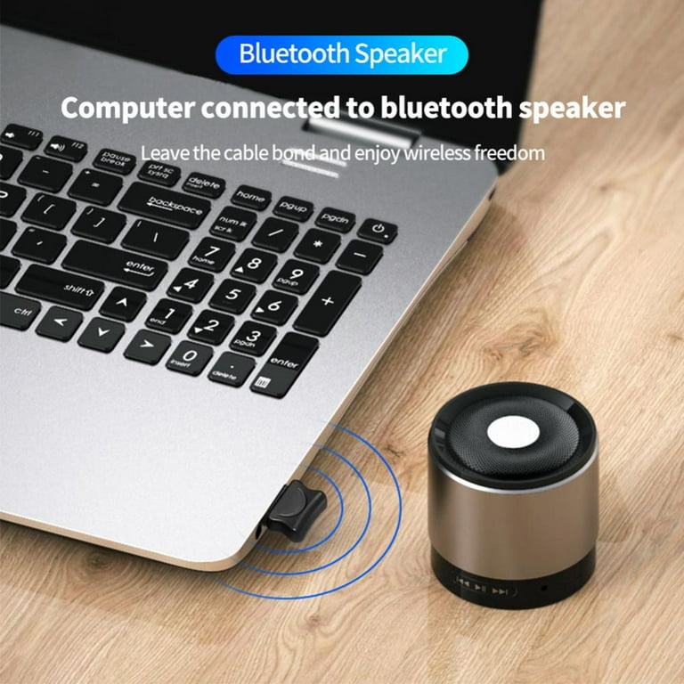 ZEXMTE USB Bluetooth Adapter 5.0 Bluetooth Dongle Bluetooth Receiver for PC  Windows 10/8/7 for Desktop, Laptop, Mouse, Keyboard, Headsets, Speakers