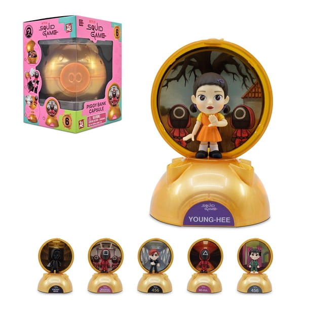 Figura de Blind Box Capsule Squid Game Netflix Piggy Bank