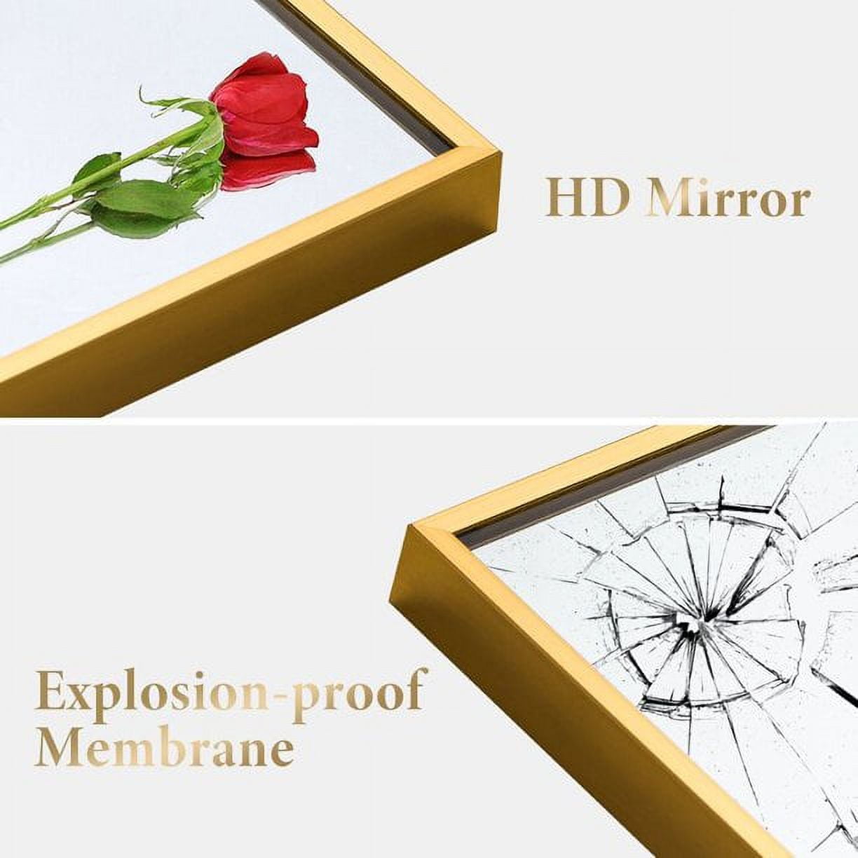 71"x24" Gold Modern Full Length Mirror