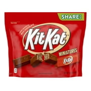 Kit Kat Miniatures Milk Chocolate Wafer Candy, Share Pack 10.1 oz