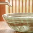 thumbnail image 4 of Novatto NOSV-GO Green Onyx Natural Stone Vessel Sink, 17-Inch Diameter, 4 of 4
