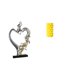 thumbnail image 1 of Estatua de pareja,Figura de pareja besándose,regalo de boda moderno,Jarrón de flores,Jarrón de flores para decoración del hogar,adorno de mesa de porcelana,Jarrón geométrico creativo para, 1 of 8