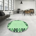 thumbnail image 3 of Ahgly Company Indoor Rectangle Patterned Light Green Area Rugs, 3' x 5', 3 of 6